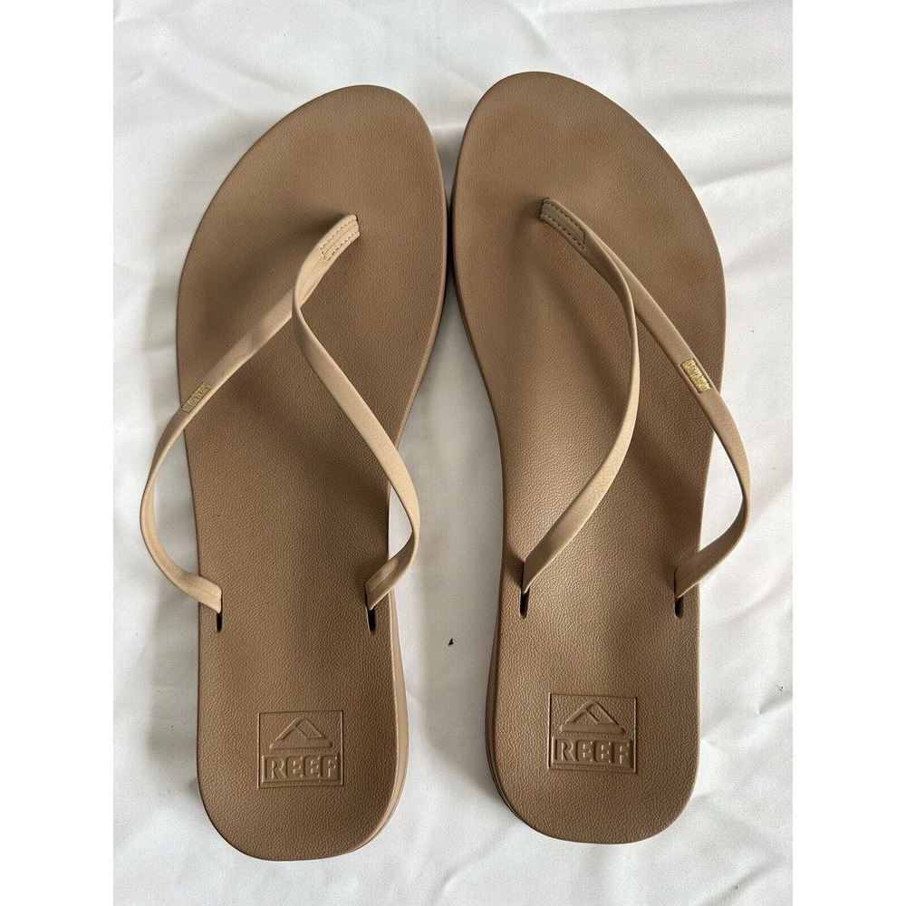 Reef Cushion Slim Women's Sandals Rubber Flip Flops Nude Size- US 11
